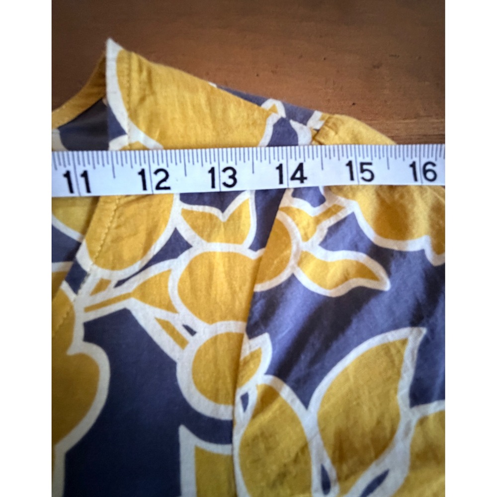 Boden Yellow Floral Scoop-Neck Blouse - Picture 6 of 10